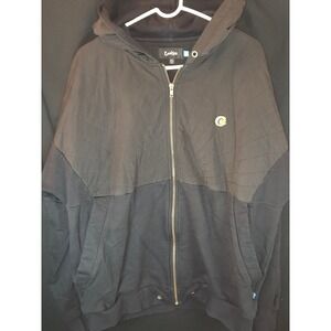 Cookies‎ Black Quilted Full Zip Hooded Jacket Women's Size 2XL